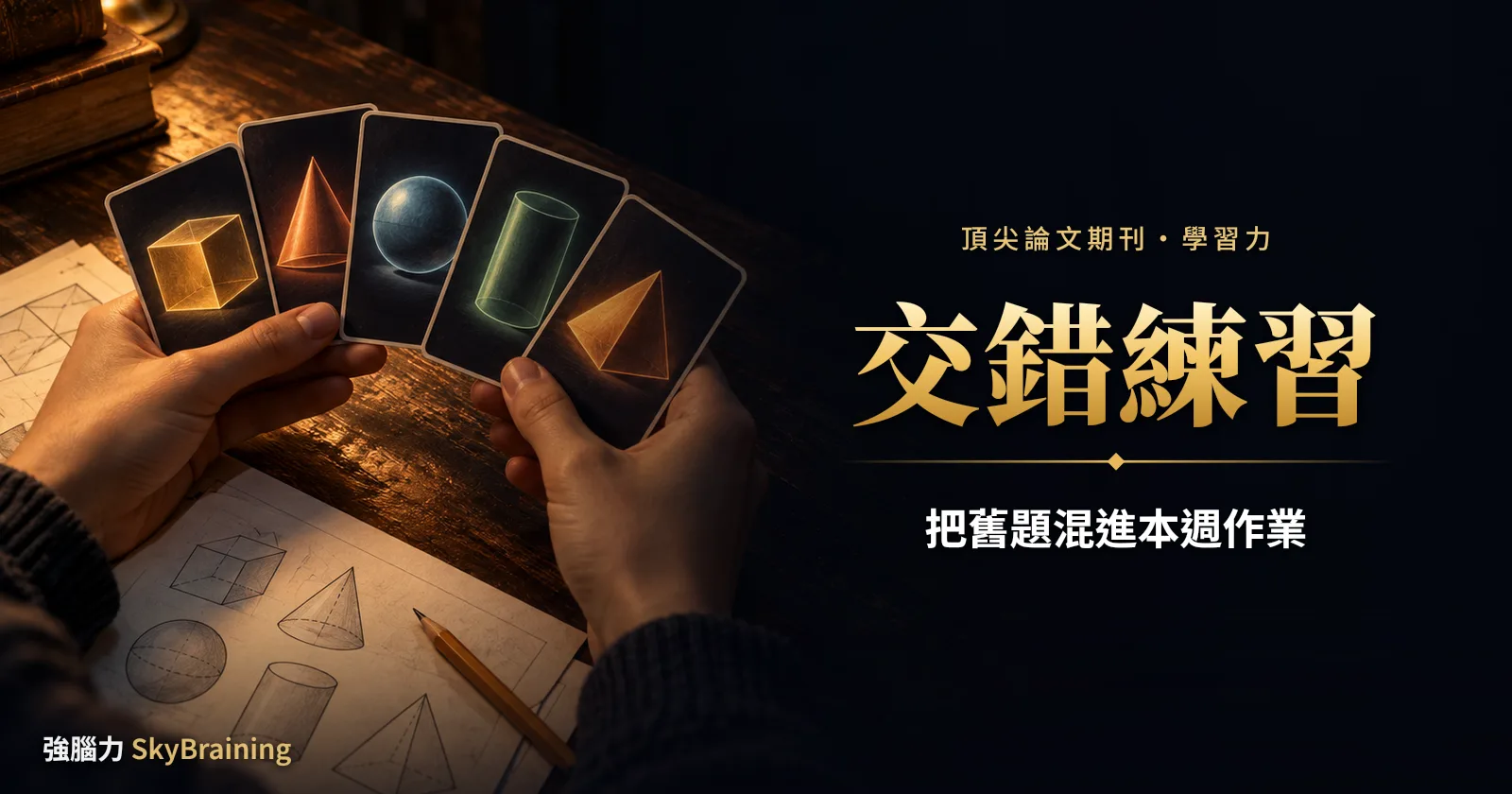 交錯練習怎麼做?把舊題混進本週數學作業的複習法