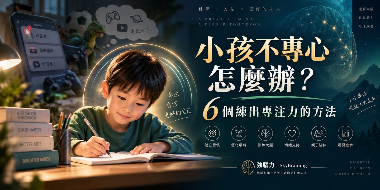 小孩不專心怎麼辦？6 個練出專注力的方法