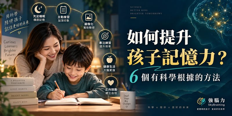 如何提升孩子記憶力？6 個有科學根據的方法