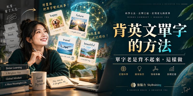背英文單字的方法：單字老是背不起來，這樣做