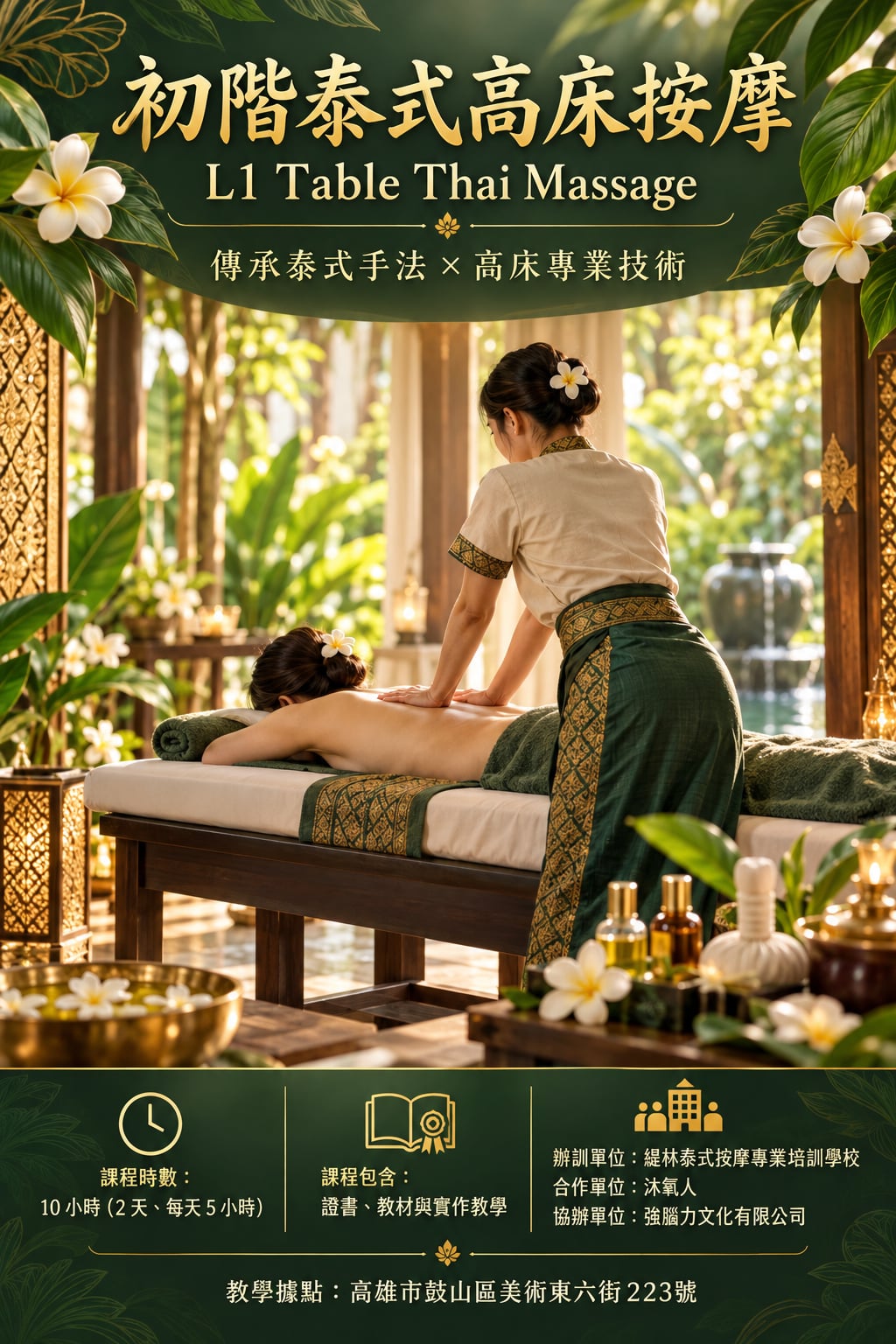 初階泰式高床按摩