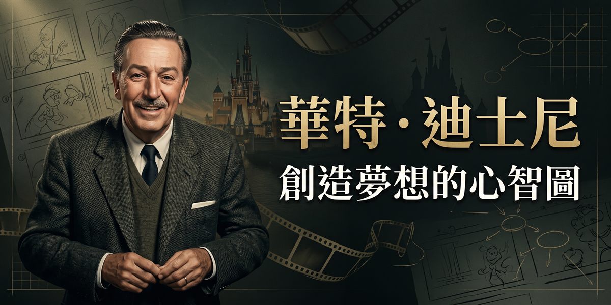 華特·迪士尼｜迪士尼把整部電影掛上牆：分鏡板的誕生